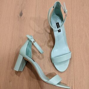 Light teal heels